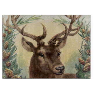 Vintage Deer Cutting Board