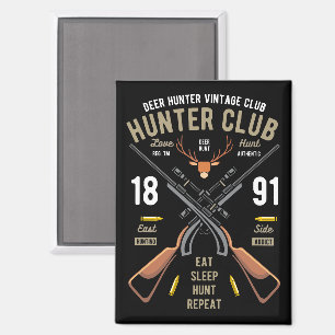Vintage Deer Hunter   Magnet
