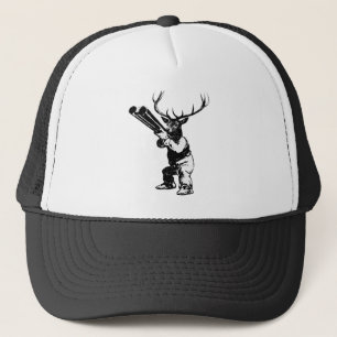 vintage deer hunting trucker hat