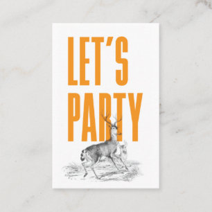 Vintage Deer Ticket