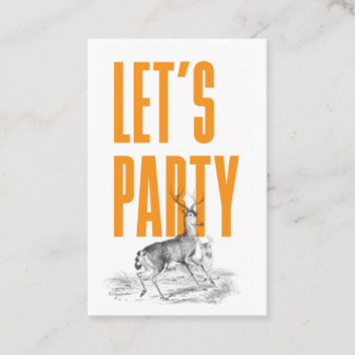 Vintage Deer Ticket