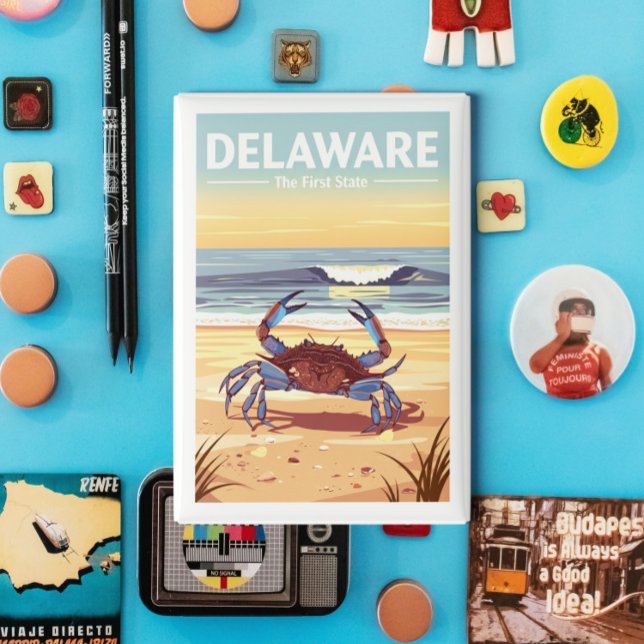 Vintage Delaware Magnet (Creator Uploaded)
