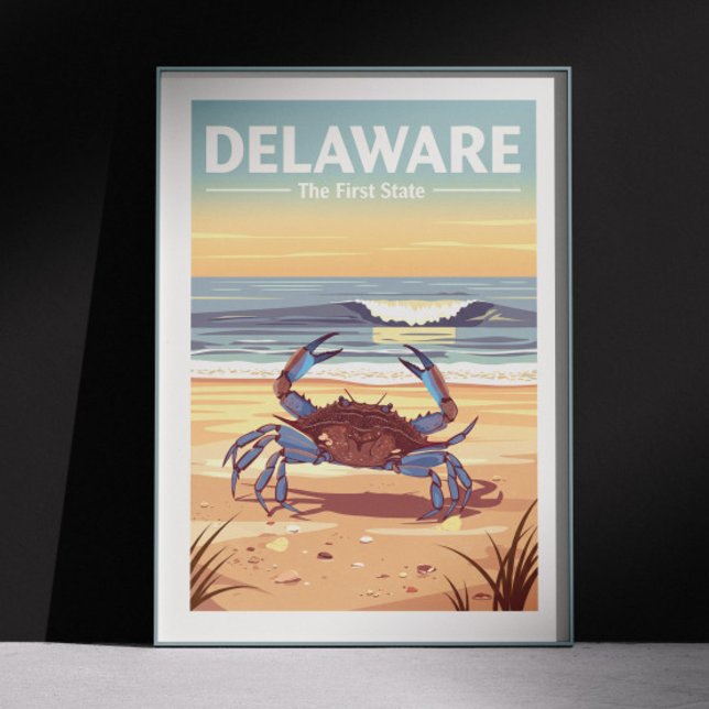 Vintage Delaware Poster (Creator Uploaded)