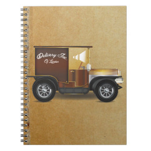 Vintage Delivery Van Notebook
