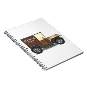 Vintage Delivery Van Notebook