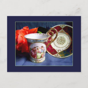 Vintage Demitasse Postcard