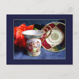 Vintage Demitasse Postcard