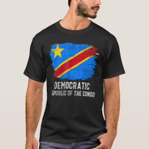 Vintage Democratic Republic of the Congo Flag T-Shirt