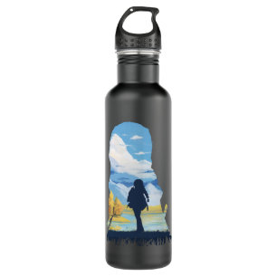 Vintage Demon Anime Slayers Distressed Mitsuri Kan 710 Ml Water Bottle