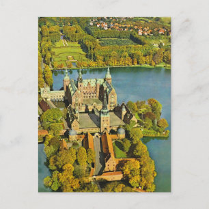 Vintage  Denmark, Fredericksburg, Castle Postcard