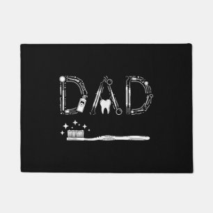 Vintage Dentist Dad Father Grandpa Father's Day Me Doormat