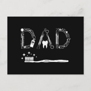Vintage Dentist Dad Father Grandpa Father's Day Me Holiday Postcard