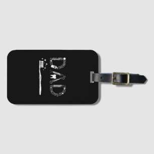 Vintage Dentist Dad Father Grandpa Father's Day Me Luggage Tag