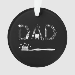 Vintage Dentist Dad Father Grandpa Father's Day Me Ornament