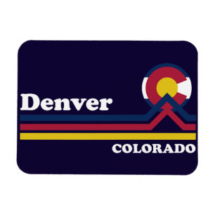 Vintage Denver Colorado Magnet