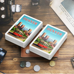 Vintage Denver Colorado Playing Cards