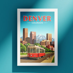 Vintage Denver Colorado Postcard