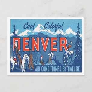 Vintage Denver Colorado Postcard