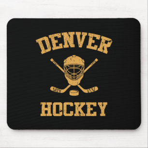 Vintage Denver Hockey Mouse Pad