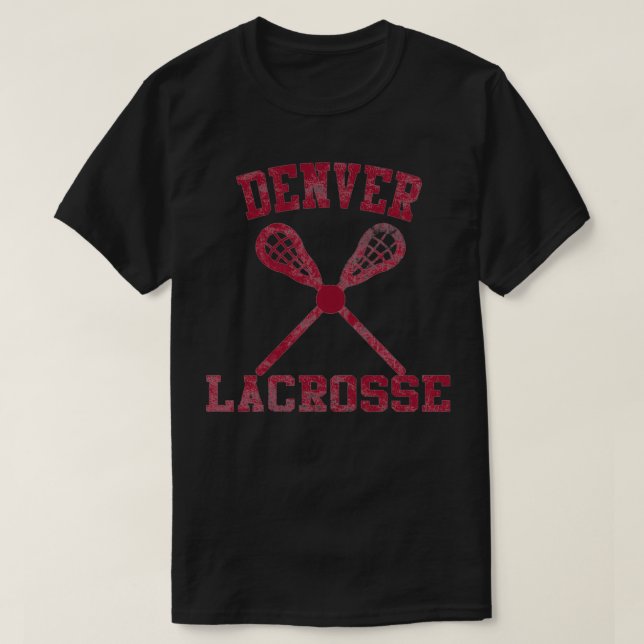 Vintage Denver Lacrosse T-Shirt (Design Front)