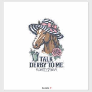 Vintage Derby Horse Hat Talk Derby To Me Design