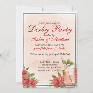 Vintage Derby Horse Racing Party Invitation 2026 
