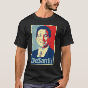 Vintage Desantis 2024 Election Ron Desantis Americ T-Shirt