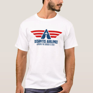 Vintage Desantis Airlines Political Meme American T-Shirt
