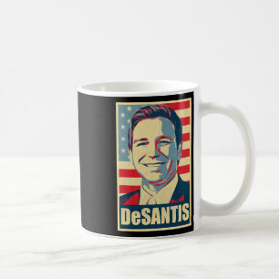 Vintage Desantis Poster Republican President Flori Coffee Mug