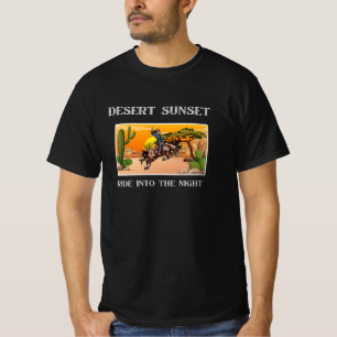 Vintage Desert Sunset Cowboy T-Shirt