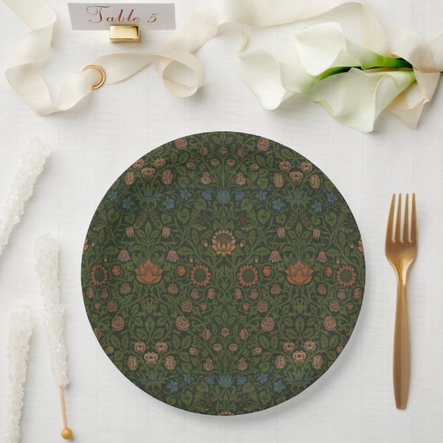 Vintage design paper plates (Wedding)