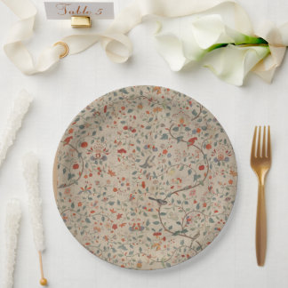 Vintage design paper plates