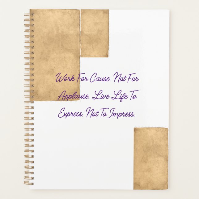 Vintage design Planner (Front)