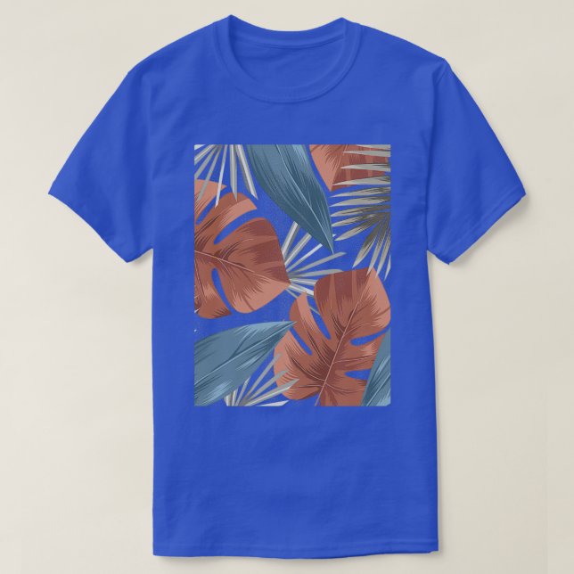 Vintage design tropical pattern T-Shirt (Design Front)