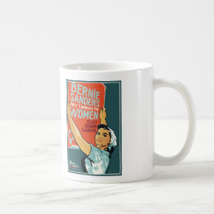Vintage Design White 11 oz Mug Women for Bernie