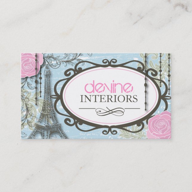 Vintage Designer Business Cards (Front)