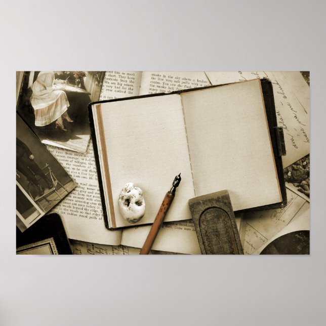 Vintage Desk Poster (Front)