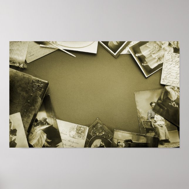 Vintage Desk Poster (Front)