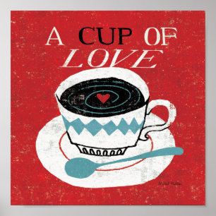 Vintage Desktop - Coffee Poster