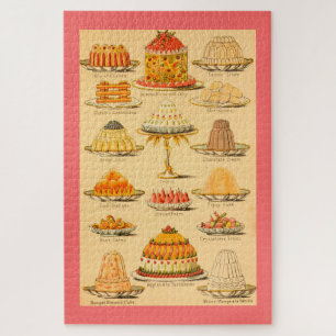 Vintage desserts jigsaw puzzle