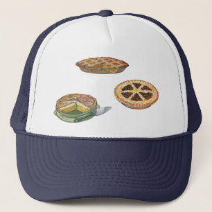 Vintage Desserts, Thanksgiving Pies, Pecan Pumpkin Trucker Hat