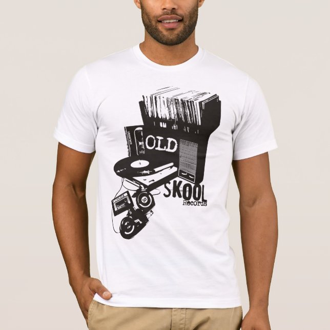 Vintage Destroyed Old Skool T-Shirt (Front)