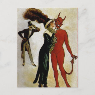Vintage Devil Postcard