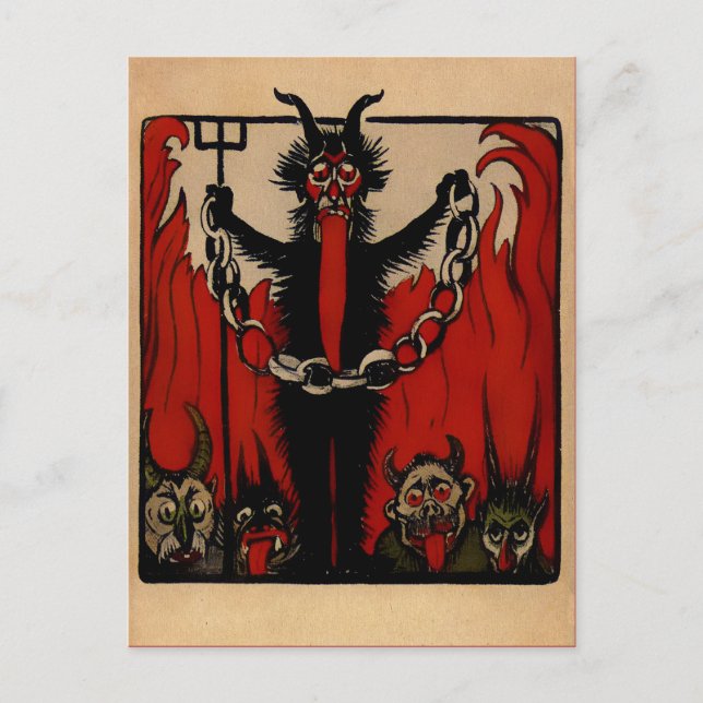 Vintage Devil Postcard (Front)