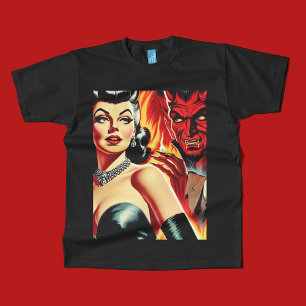 Vintage Devilish Pin-up T-Shirt