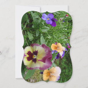 Vintage Die-cut Pansies Cards!
