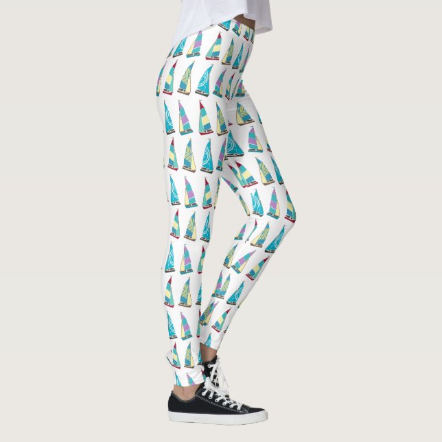 Vintage Dinghies Leggings (Right)