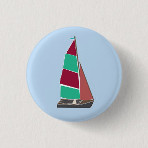 Vintage Dinghy 2 3 Cm Round Badge