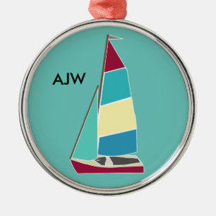 Vintage Dinghy Metal Ornament