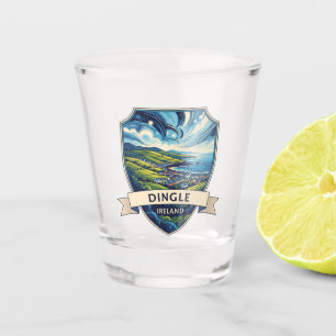 Vintage Dingle Ireland Travel Shot Glass